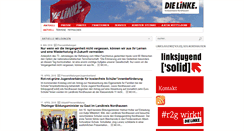 Desktop Screenshot of die-linke-nordhausen.de